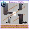 Factory price S200 Exhaust muffler Excavator muffler Construction Machinery Parts Silencer