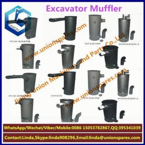 Factory price PC210-5 Exhaust muffler Excavator muffler Construction Machinery Parts Silencer #5 image