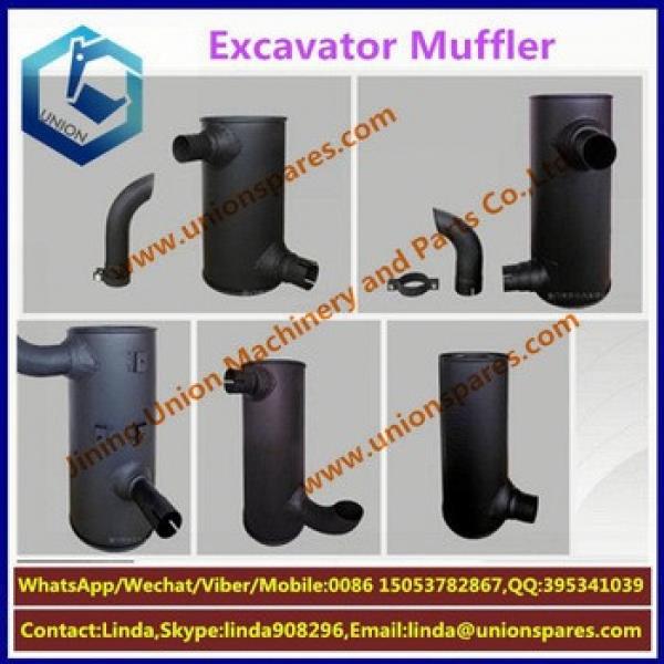 Factory price E320C Exhaust muffler Excavator muffler Construction Machinery Parts Silencer #5 image