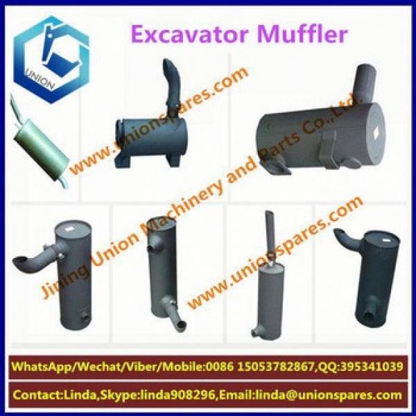 Factory price EX100-3 Exhaust muffler Excavator muffler Construction Machinery Parts Silencer #5 image