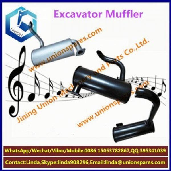 Factory price SK120-6 Exhaust muffler Excavator muffler Construction Machinery Parts Silencer #5 image